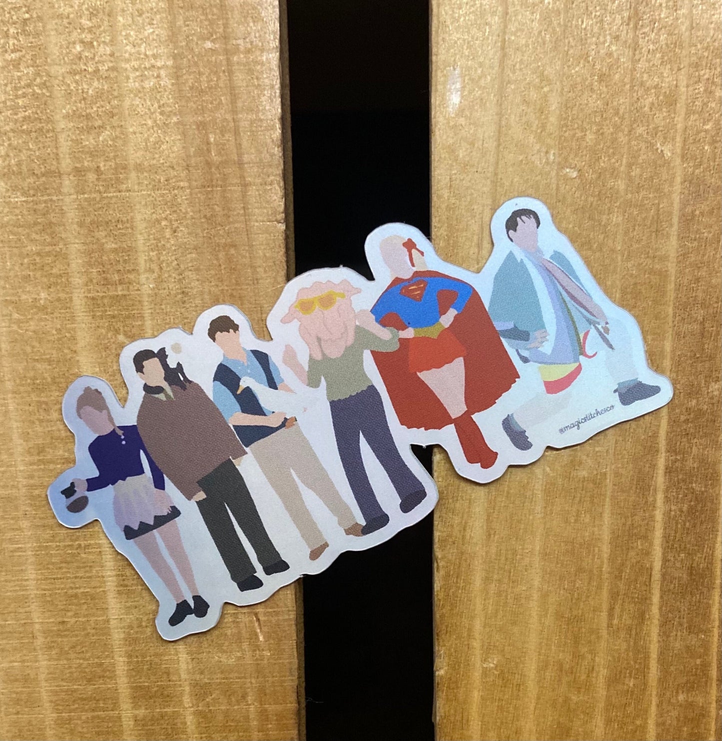 FRIENDS, Friends TV, Rachel, Monica, Chandler, Joey, Ross, Chandler, Lobster, Stationery, Cute Stickers, TV Show Stickers, tv, drama, disney