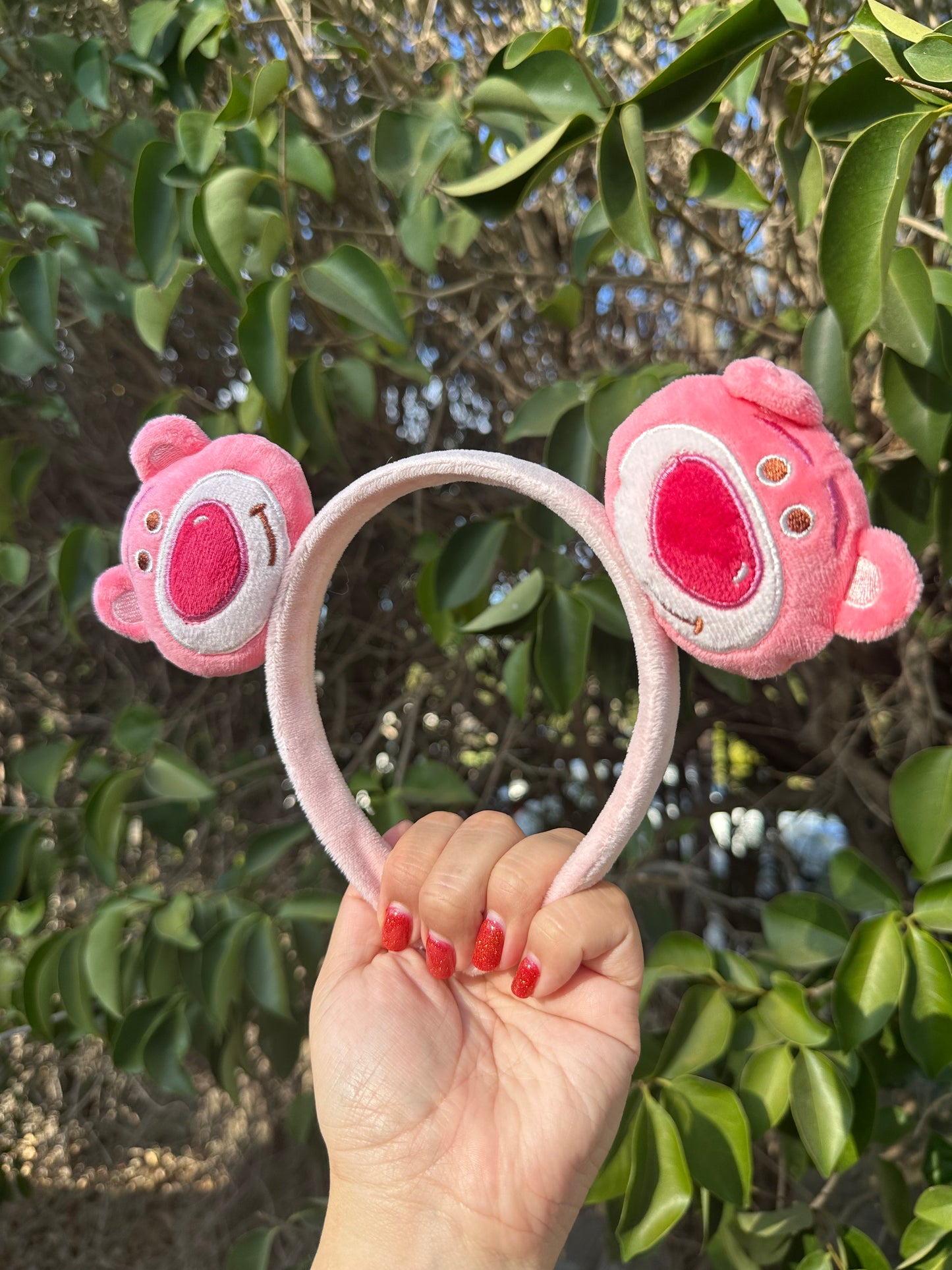 Strawberry Bear Character Ears