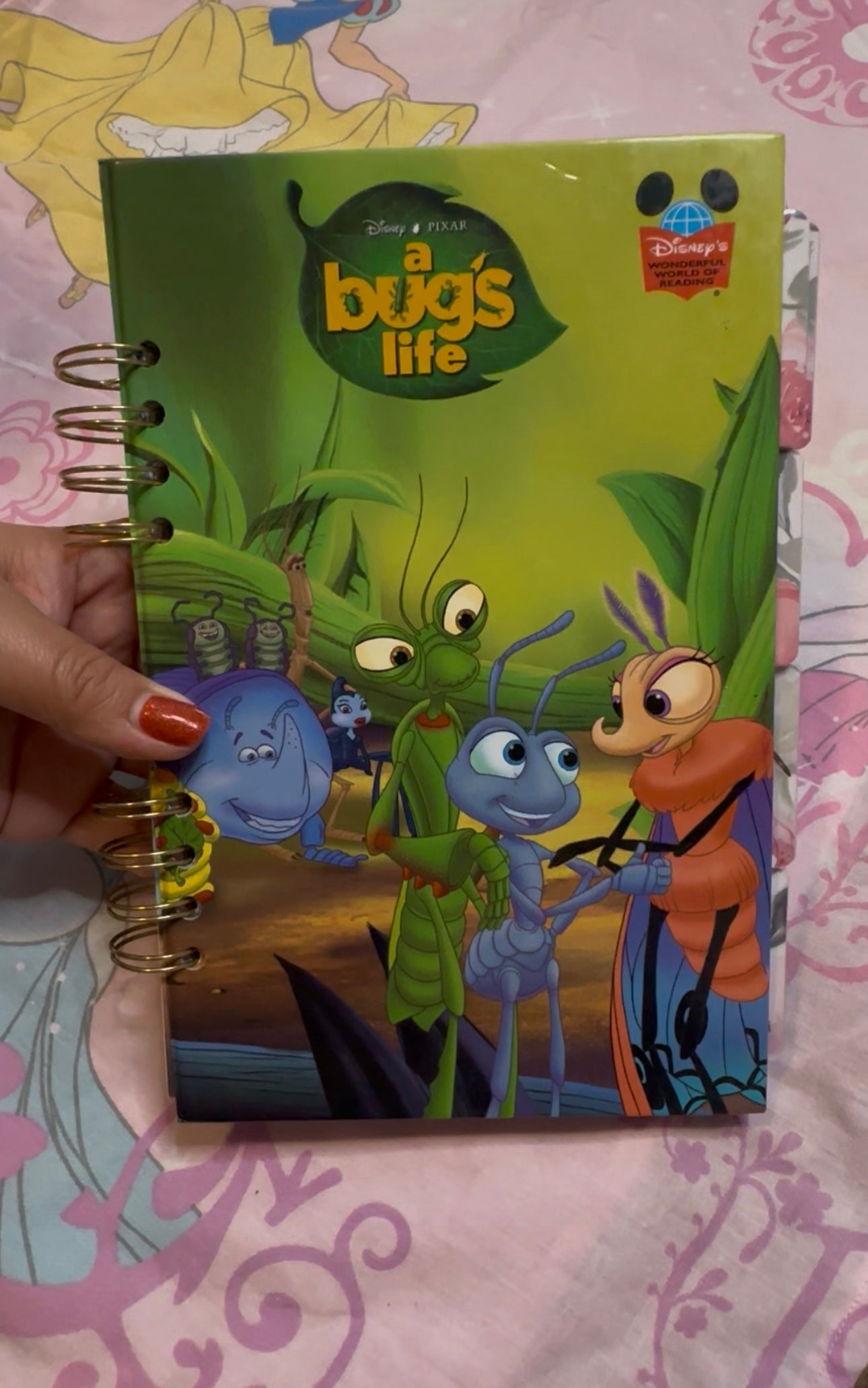 Bugs Life Tabbed Book Agenda