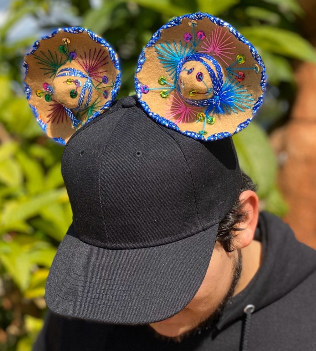 Sombrerito Ears Baseball Hat Pink