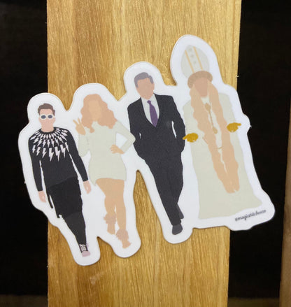 Schitt's Creek, Rose Apothecary, David Rose, Alexis Rose, Stationery, Cute Stickers, TV Show Stickers, tv, drama, Schitts show, Disneyland