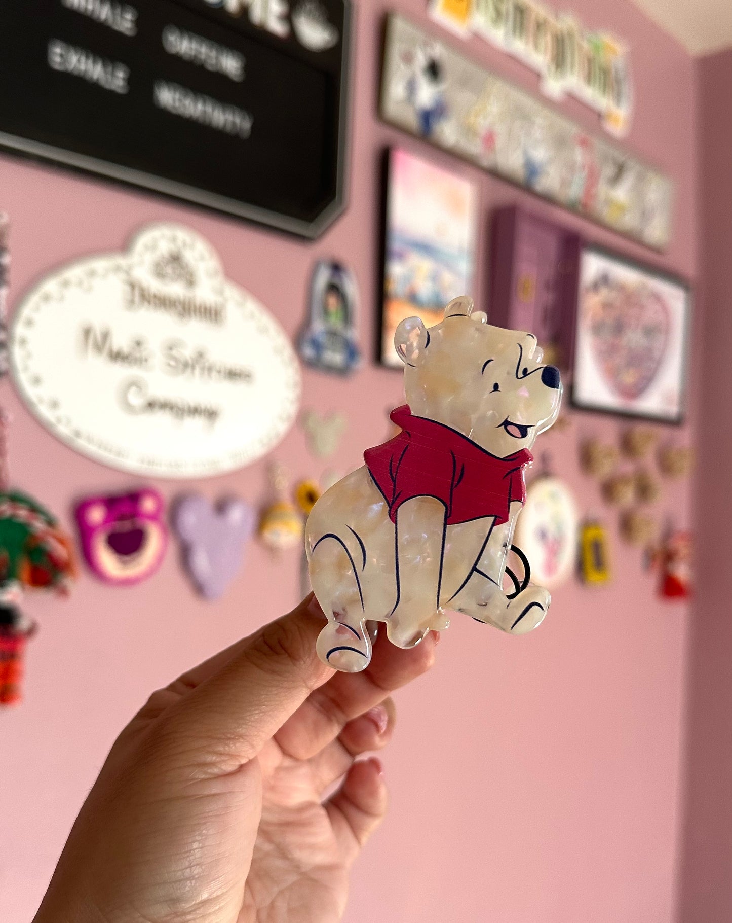 Pooh Hair Clip