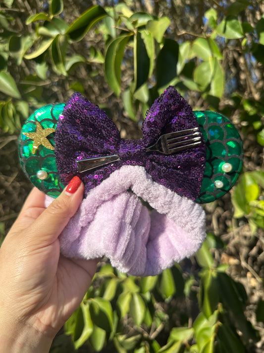 Mermaid Bear Magical Spa Headband