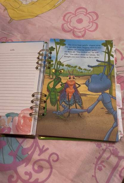 Bugs Life Tabbed Book Agenda